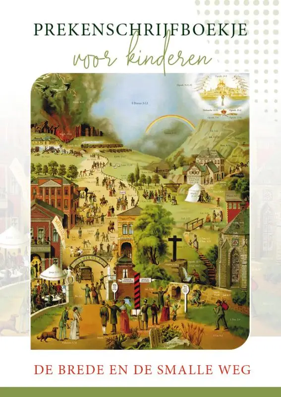 Prekenschrijfboekje kinderen brede/smal