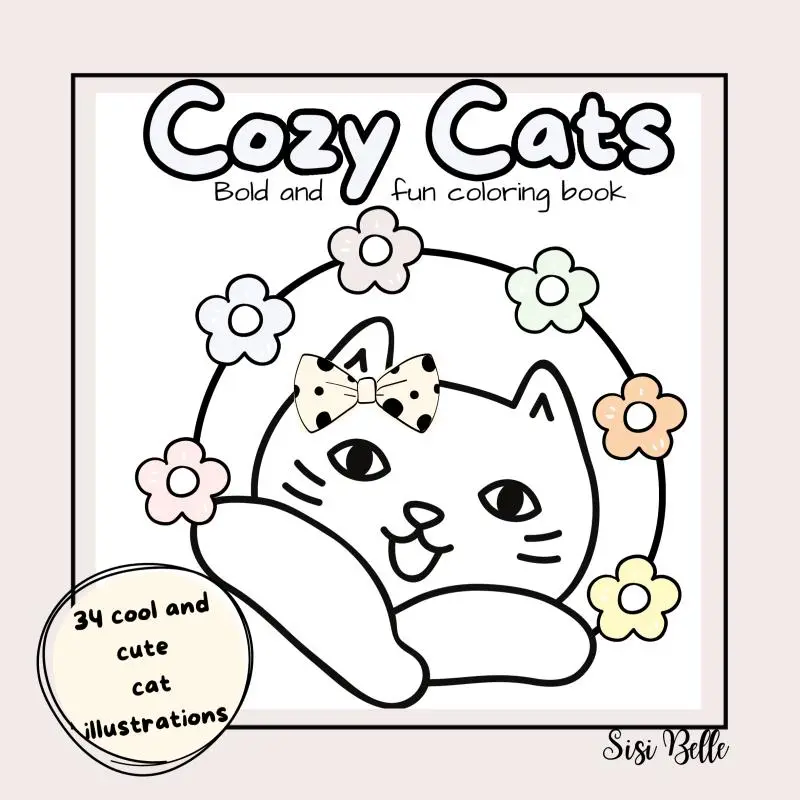 Cattitude Coloring Book