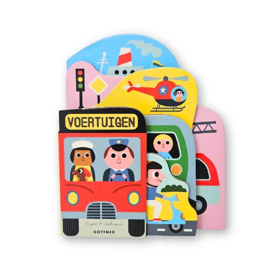 Voertuigen kartonboekje
