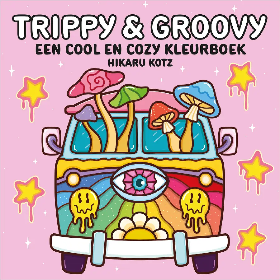 Trippy & Groovy - een cool en cozy kleurboek