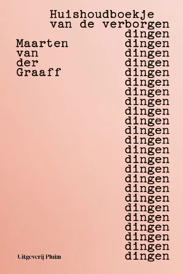 Huishoudboekje van de verborgen dingen
