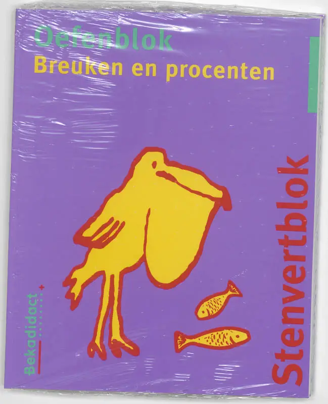 Stenvert oefenblok / Breuken en procenten Groep 7/8 5 ex