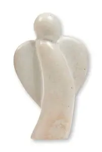 Beeld engel natuur 6,5cm