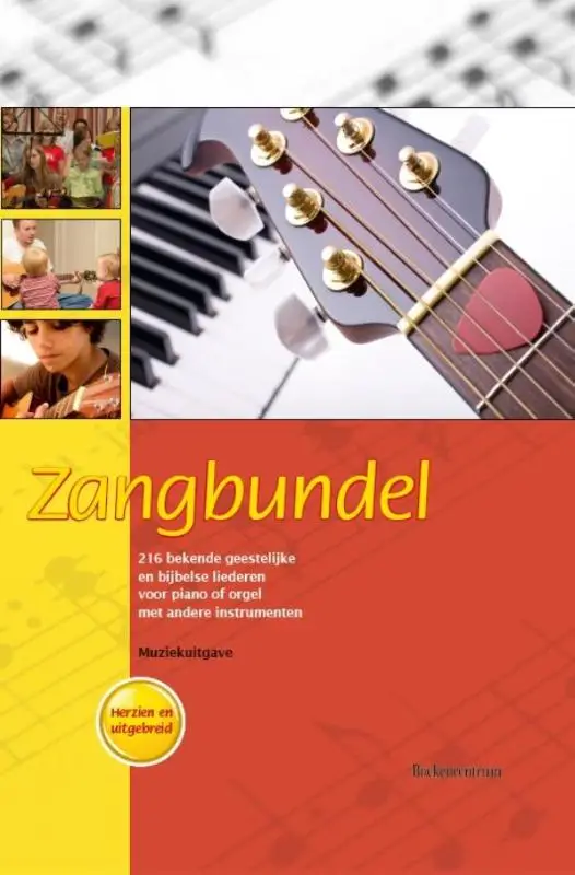 Gele zangbundel muziekeditie