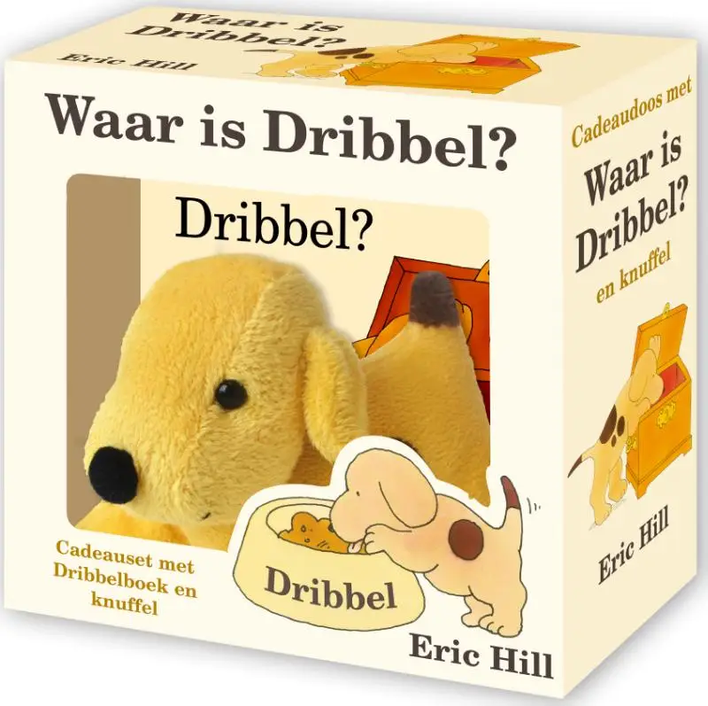 Cadeauset met Waar is Dribbel en knuffel