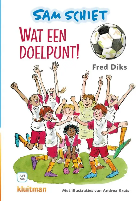 Sam schiet wat een doelpunt!