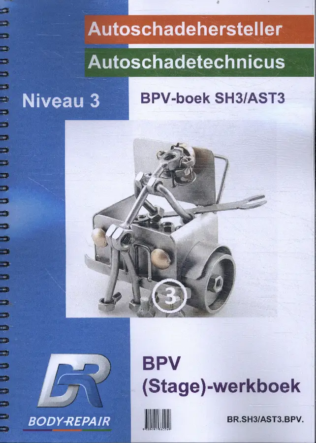 Niveau 3 / BPV boek autoschadehersteller/autoschadetechnicus / Stage werkboek
